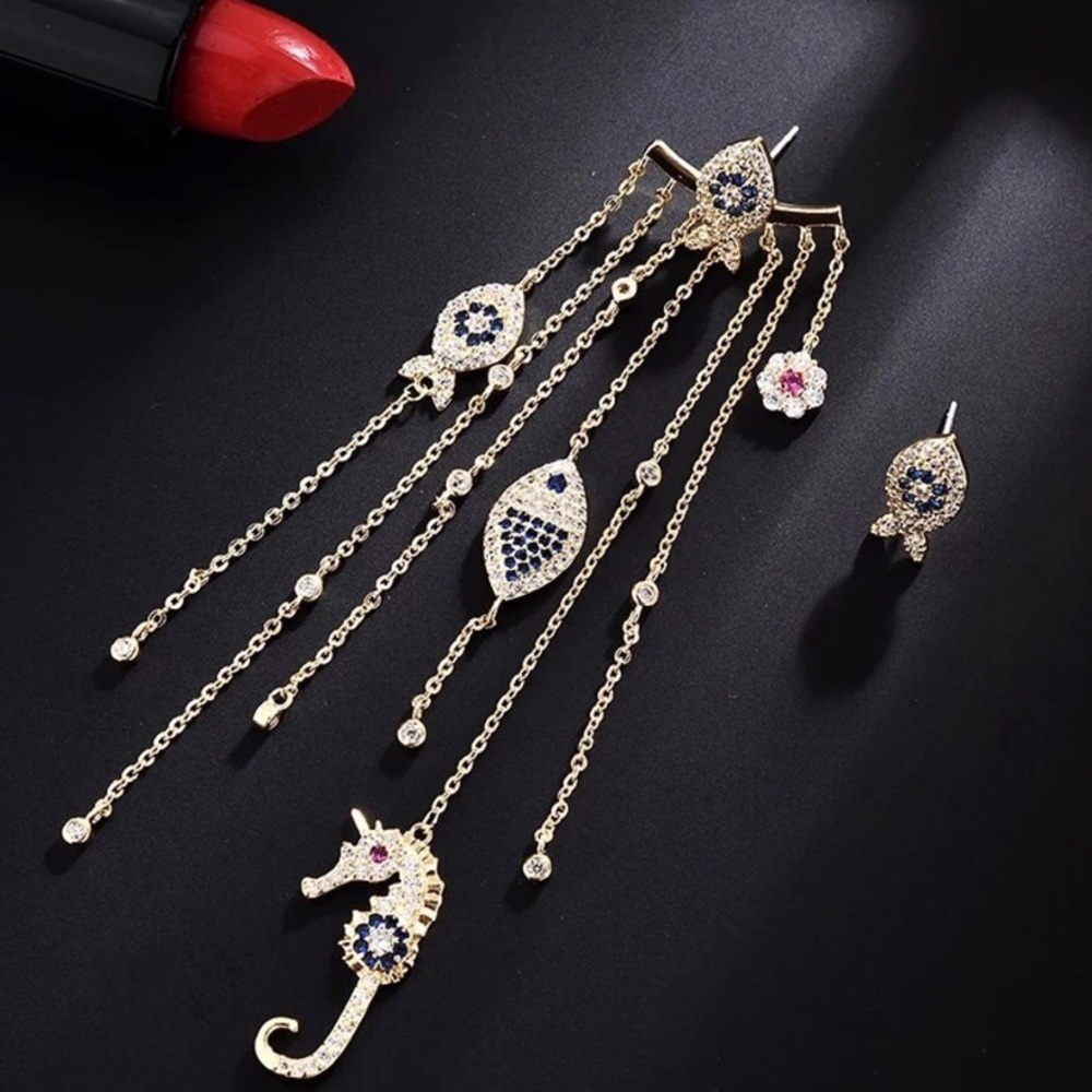 High/Low Nautical Earrings - Picture 12 of 15